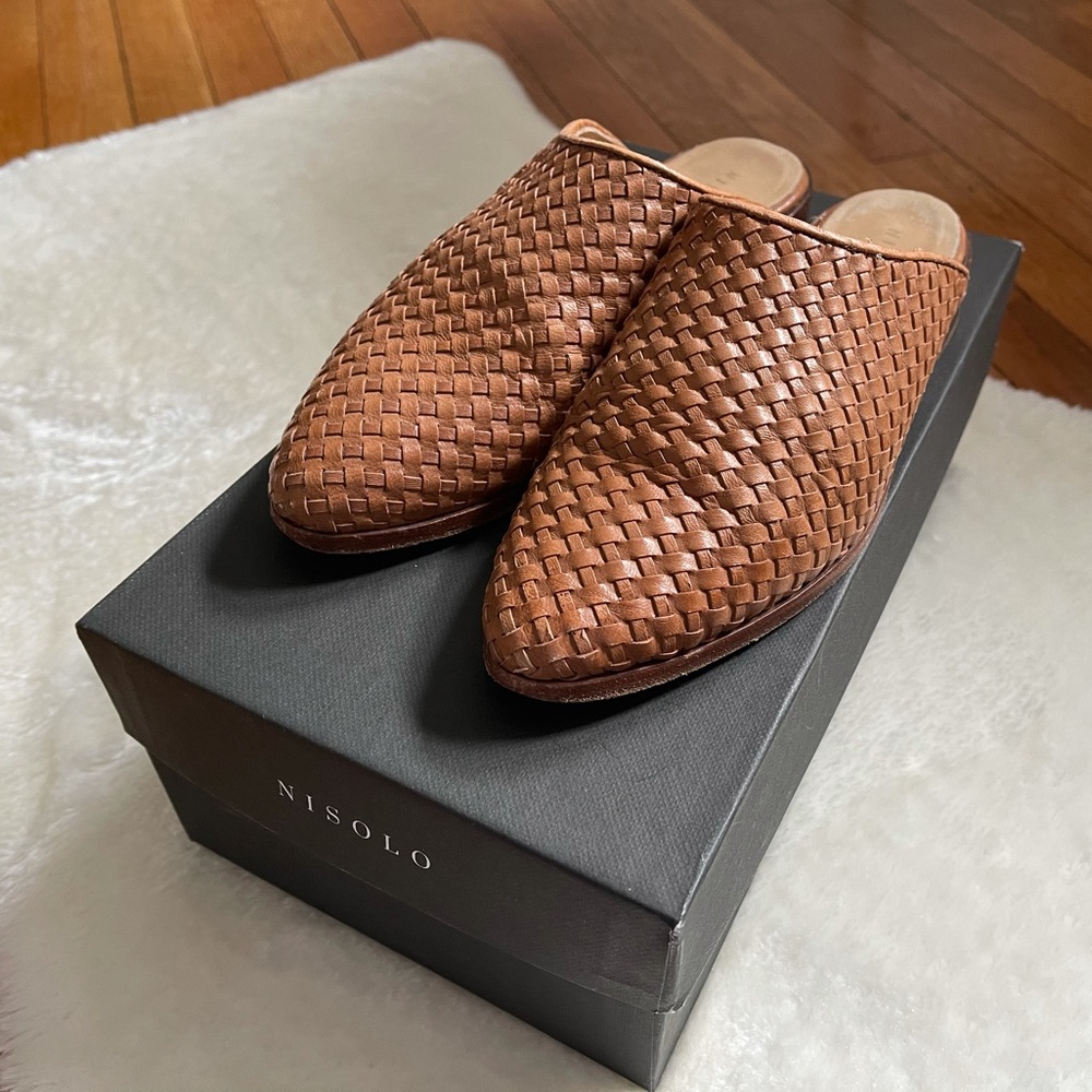 Nisolo Ama Mule (Woven Brown)